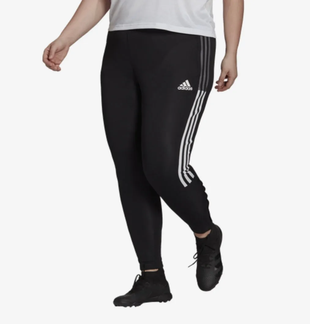 adidas Plus Size Trio 21 TK Pants GN2172 Black/White