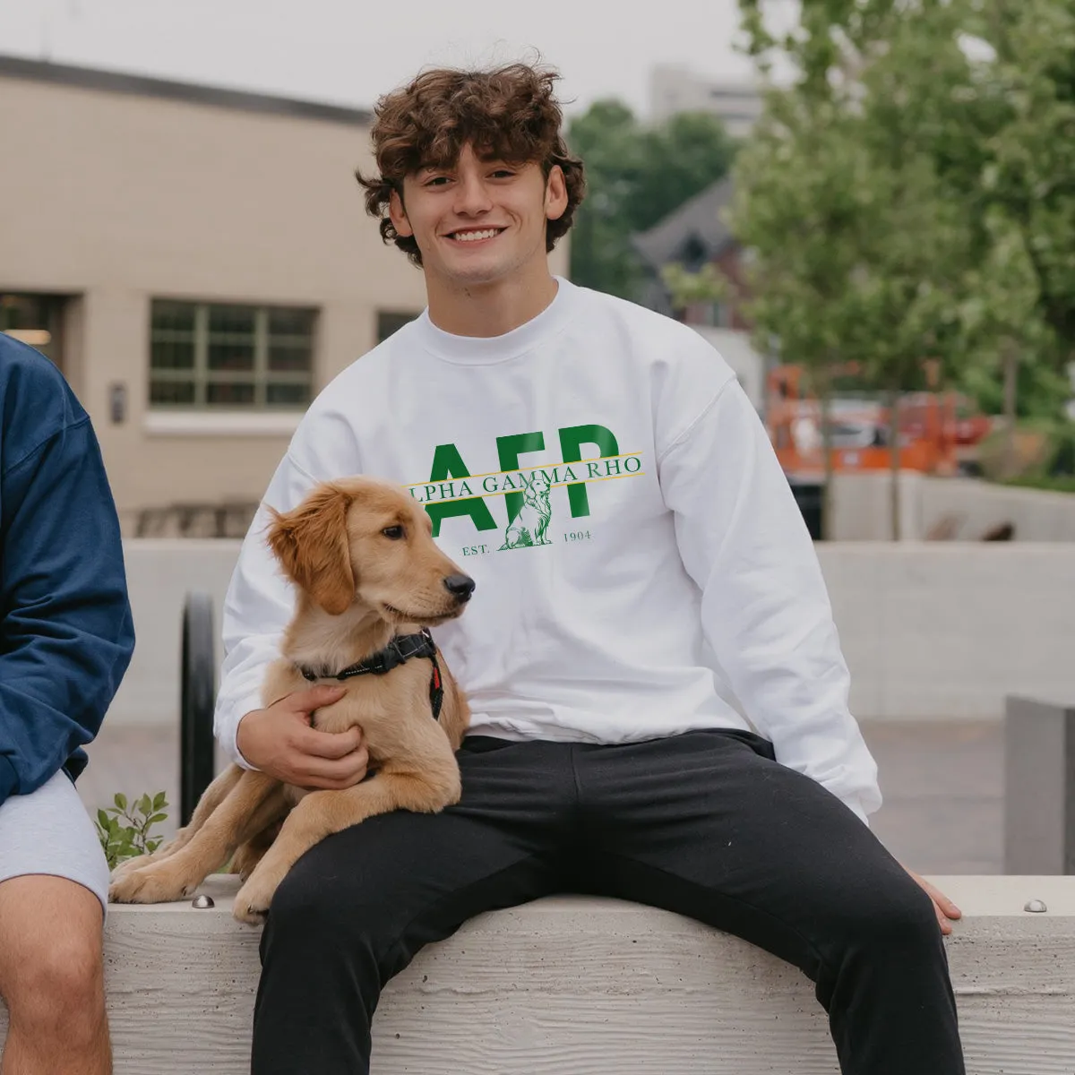 AGR Golden Letters Crewneck