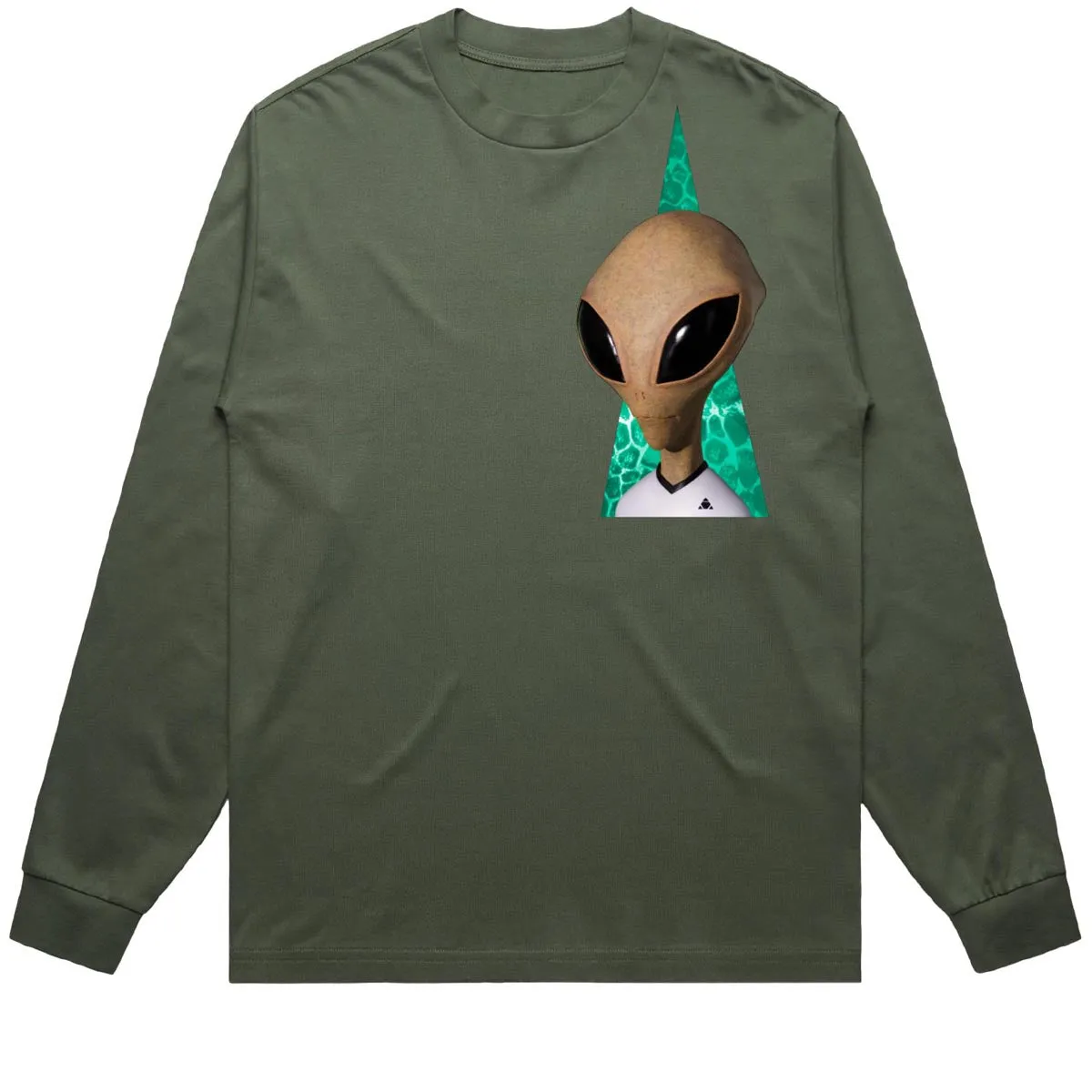 Alien Workshop Visitor Reality Long Sleeve T-Shirt - Olive