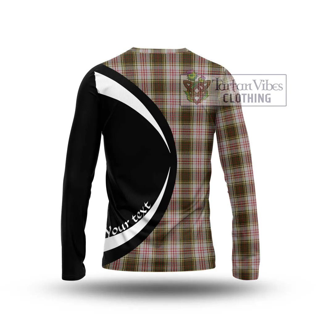 Anderson Dress Tartan Long Sleeve T-Shirt with Family Crest Circle Style