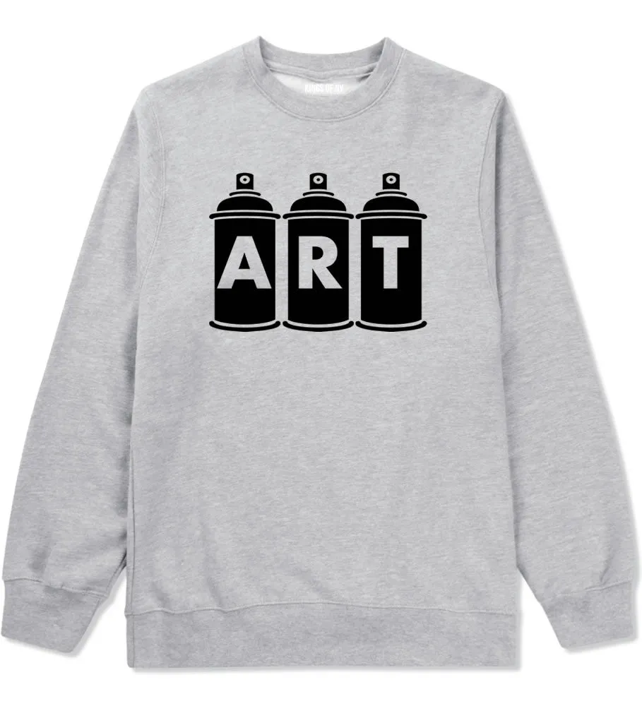 Art graf graffiti spray can paint artist Crewneck Sweatshirt