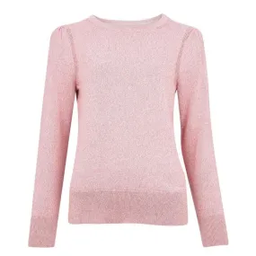 Barbour Bowland Ladies Knit - Dusty Rose