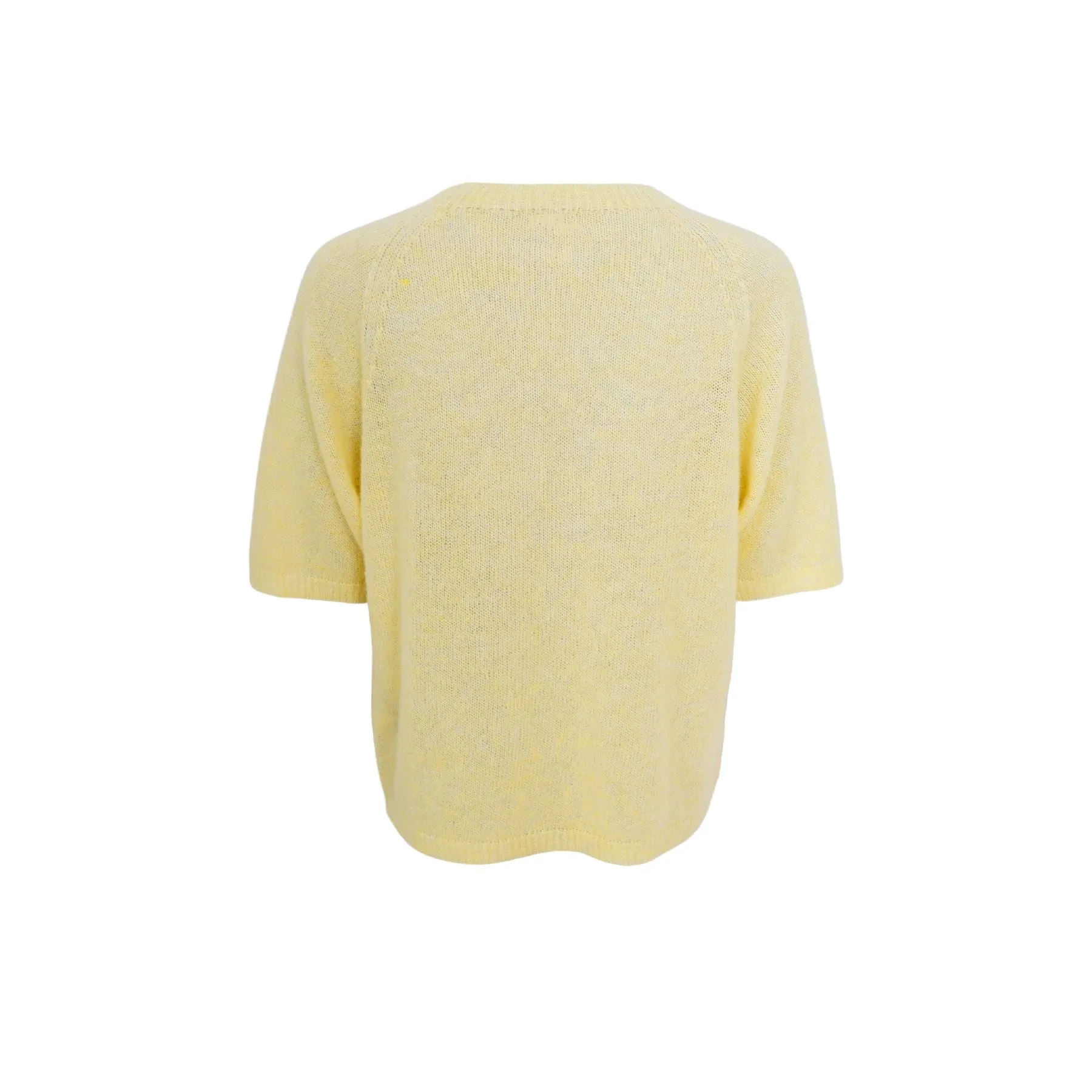 Black Colour - Bcdell Knit Jumper - Pastel Yellow