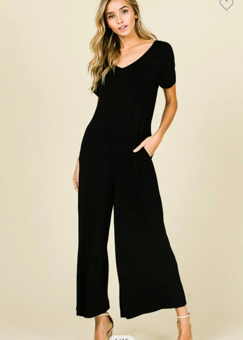 Black Jumpsuit with pockets