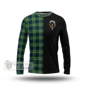 Blackadder Tartan Long Sleeve T-Shirt with Family Crest and Half Of Me Style