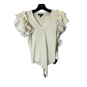 Bodysuit By Express In White, Size: S