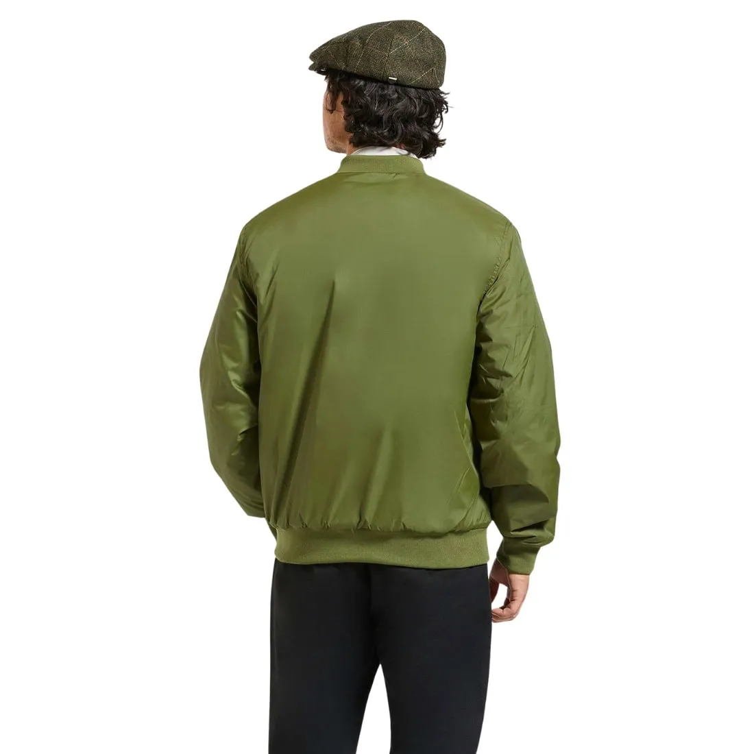 Brixton Dillinger Flight Bomber Jacket - Cypress Green