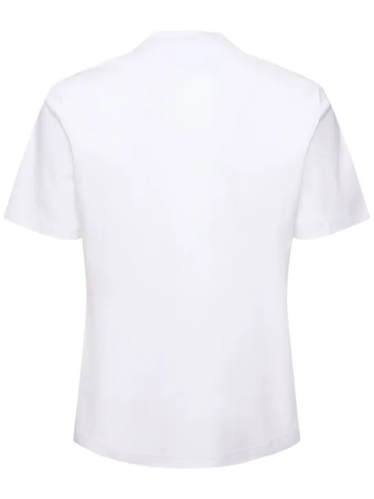 Brunello Cucinelli   Brunello Cucinelli cotton logo t-shirt 