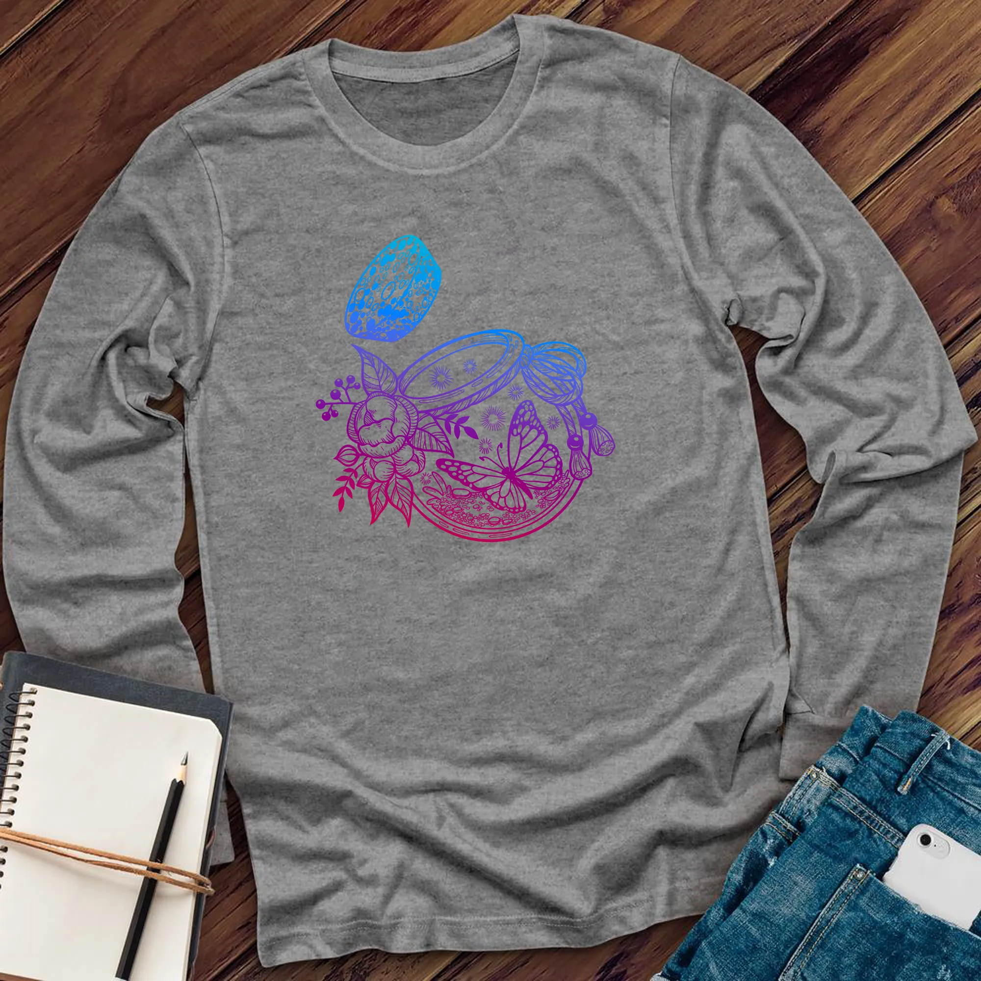 Butterfly Jar Long Sleeve