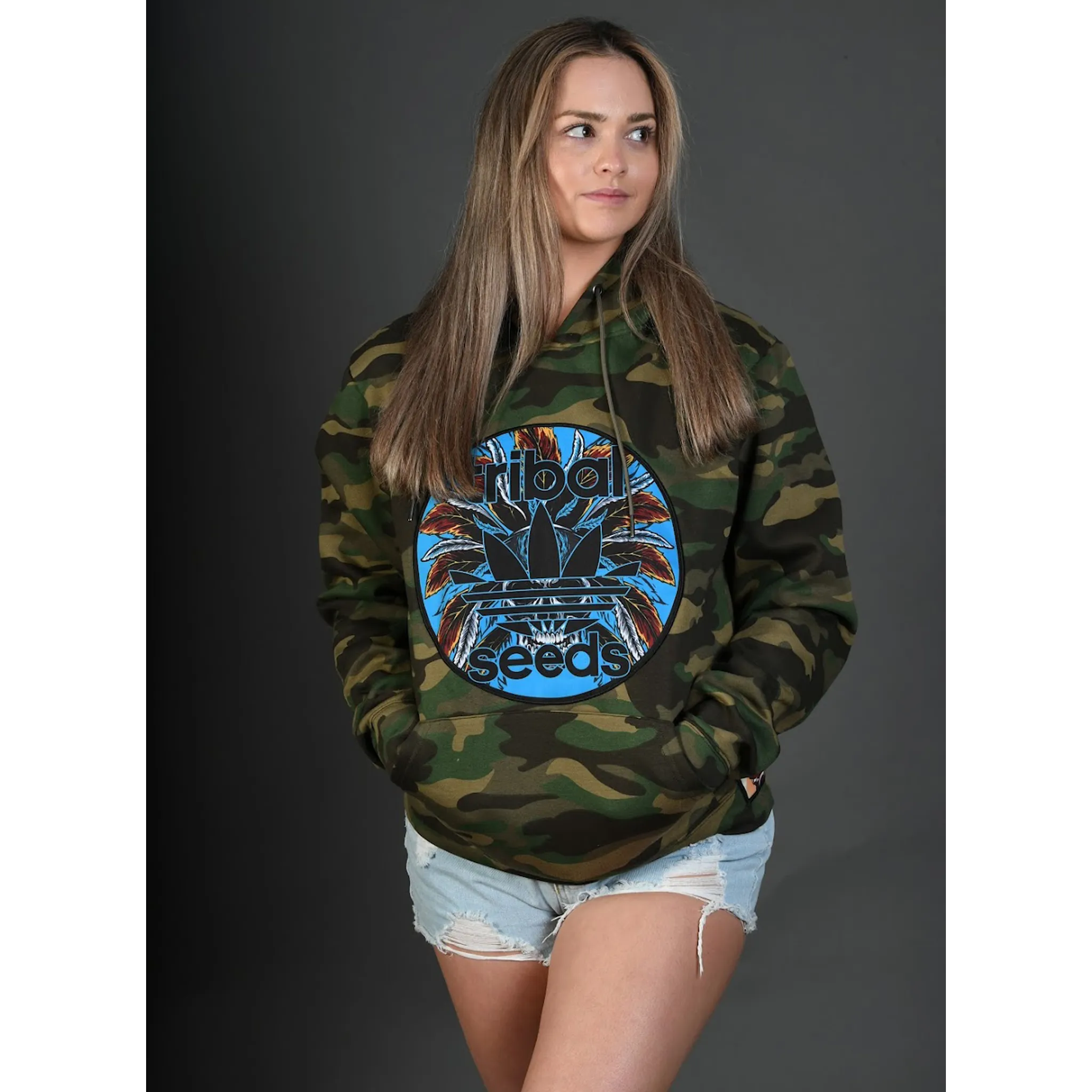 Camo Pullover Hoodie