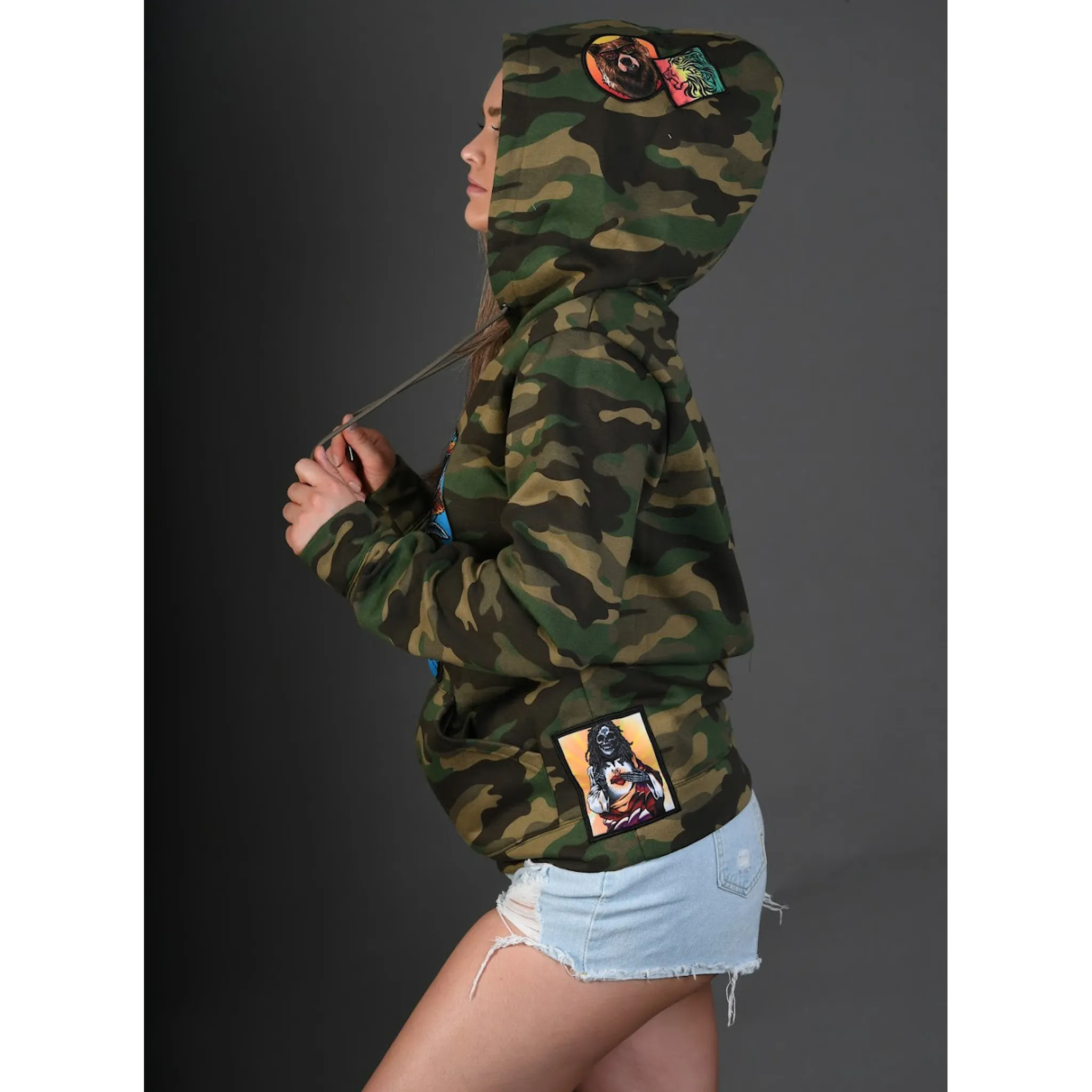 Camo Pullover Hoodie