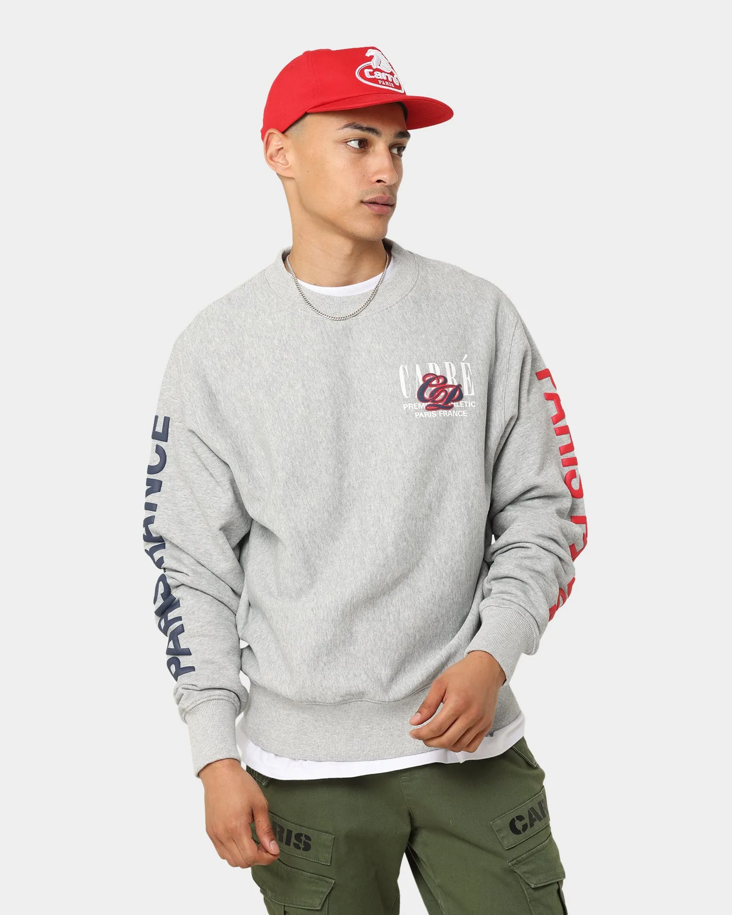 Carré Top Team Crewneck Grey Marle