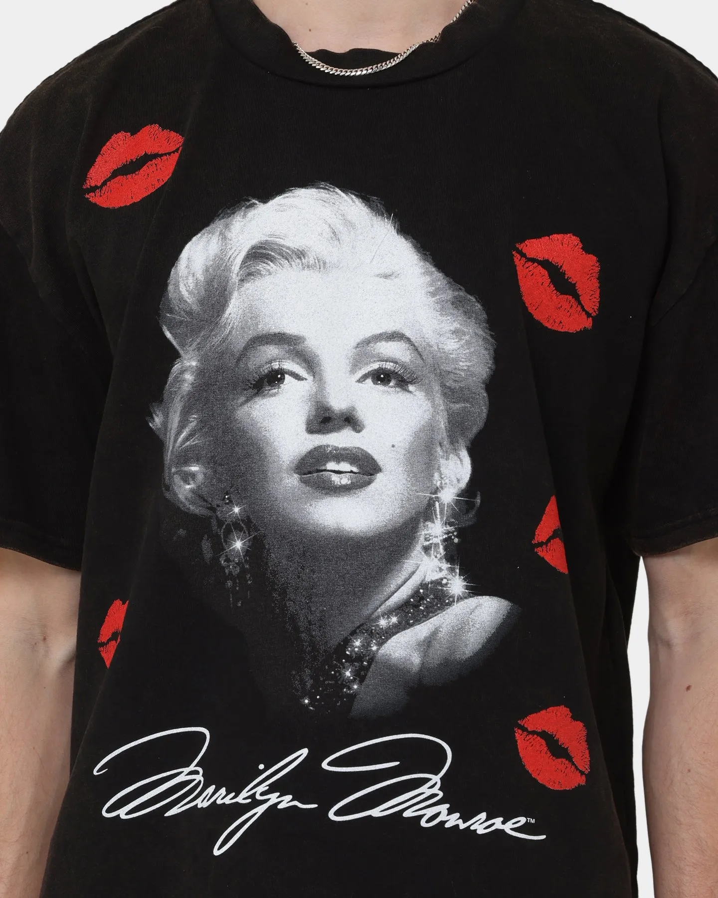 Carré X Marilyn Monroe Wonderful Vintage T-Shirt Washed Black