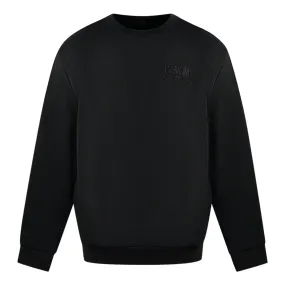 Cavalli Class Print Logo Black Jumper