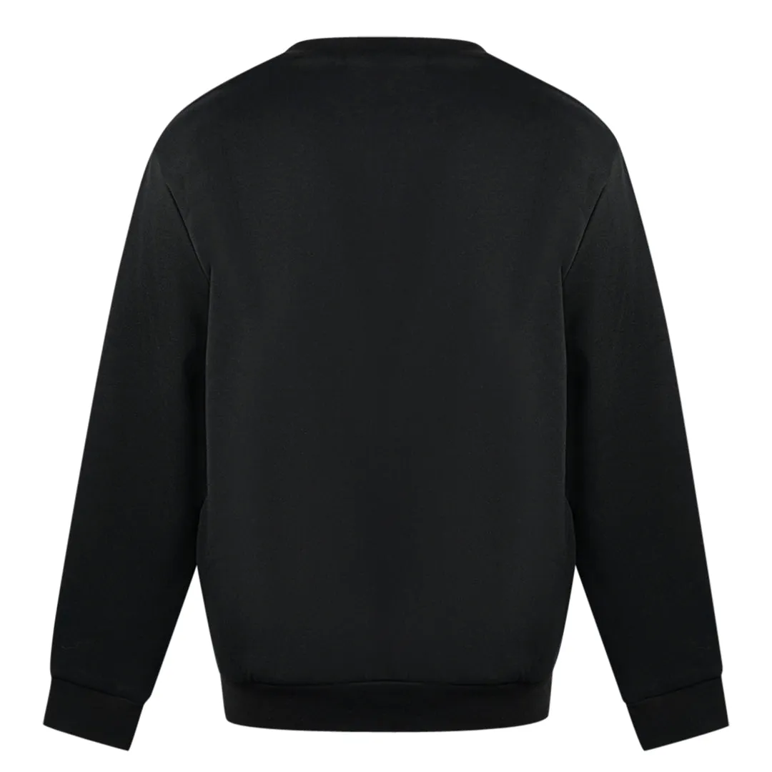 Cavalli Class Print Logo Black Jumper