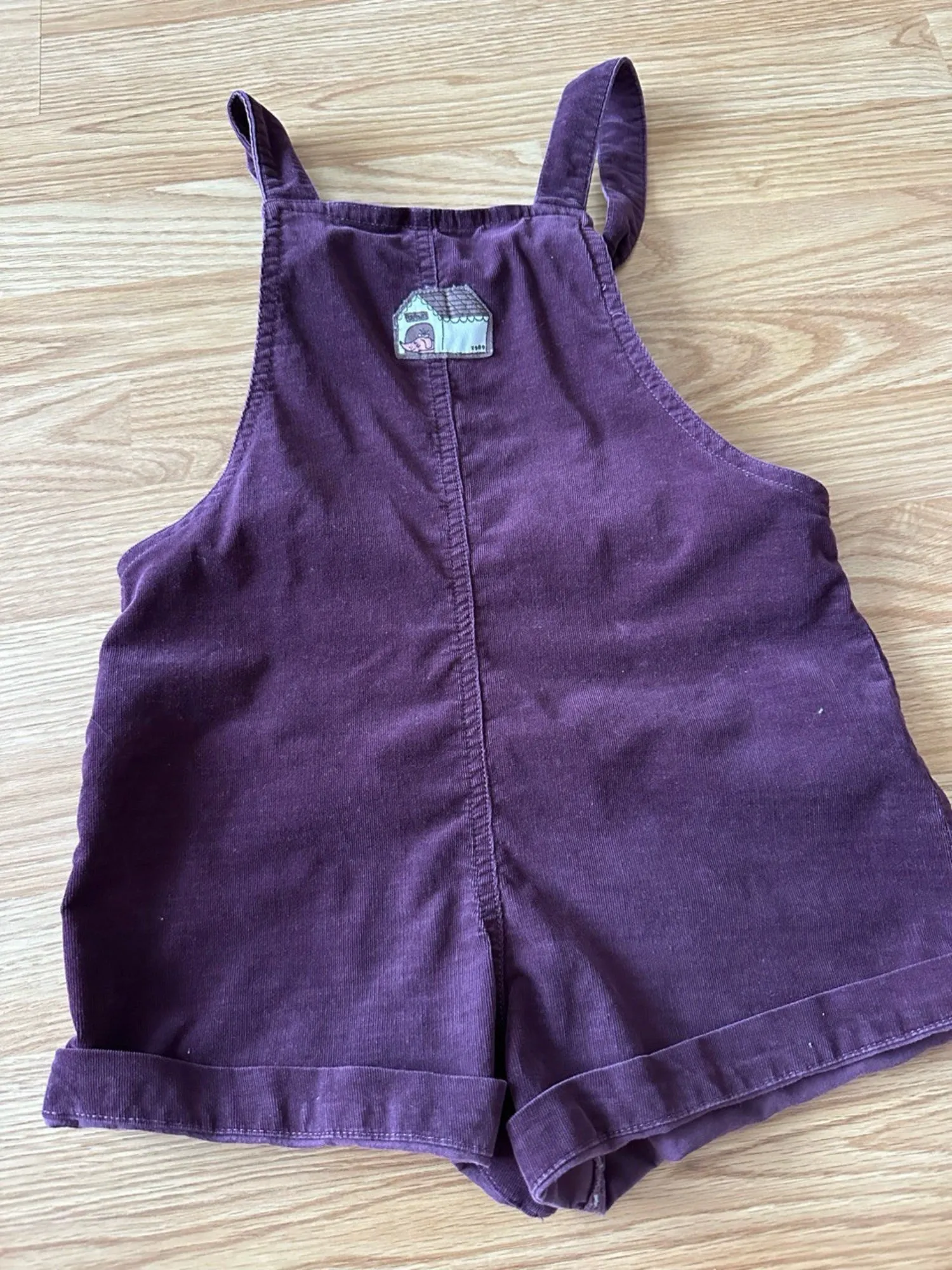 Corduroy Short Overalls