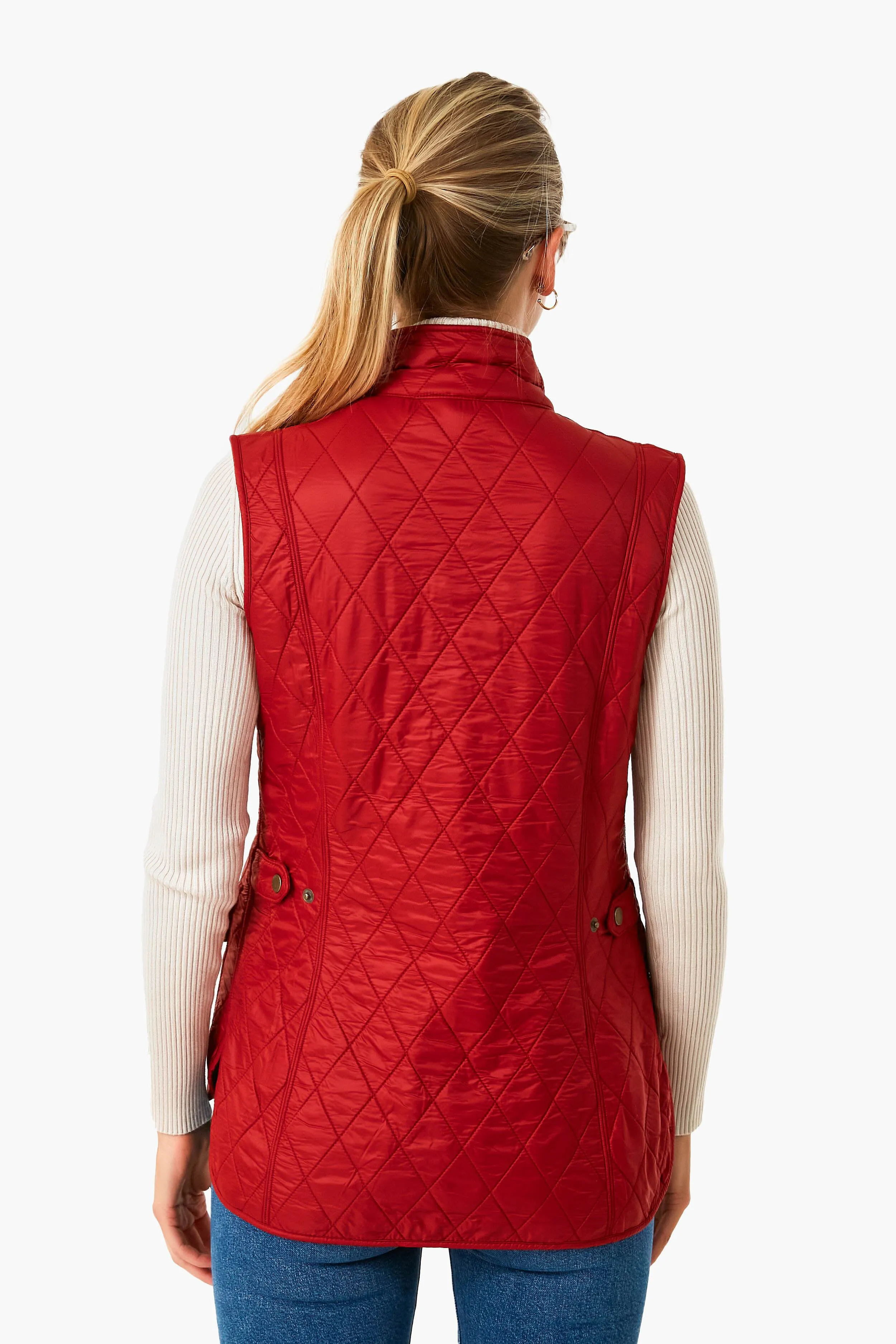 Dark Red Wray Gilet