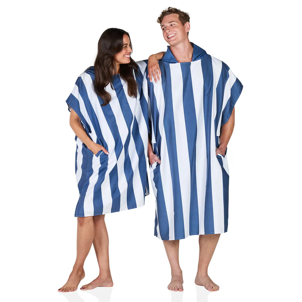 Dock & Bay Poncho Adults - Whitsunday Blue