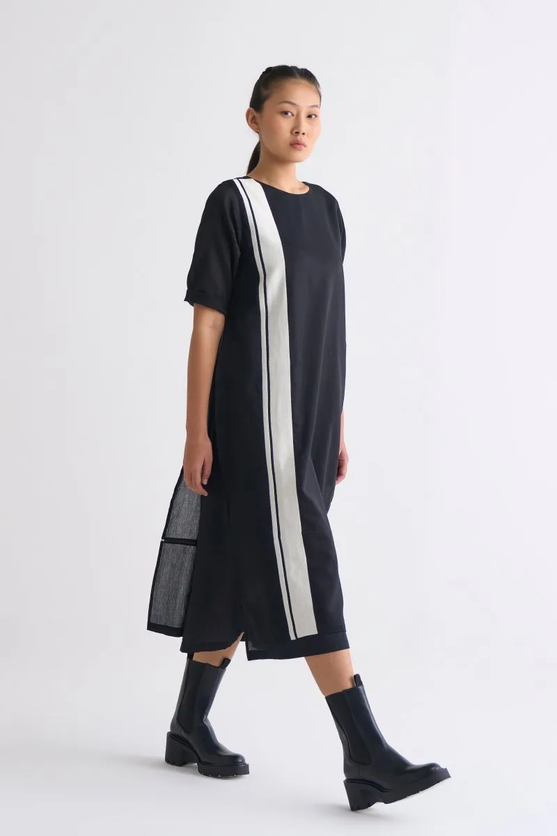 Double Layer Dress - Black