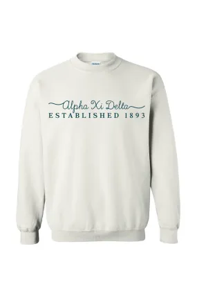 Established Script Crewneck