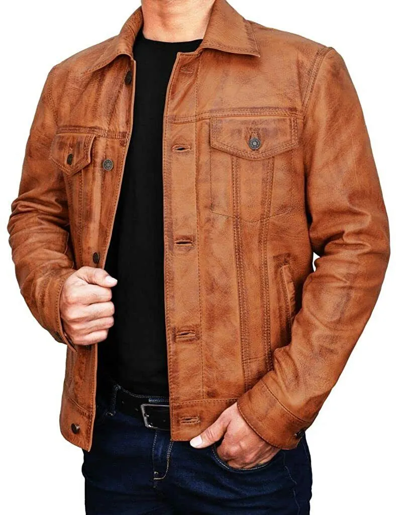 Exquisite Collection of Iconic Cowboy Jackets: Empowered by Famous TV Series, Crafted in Premium Leather, and Available in 7 Stunning Colors