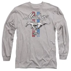 Ford Mustang Tribar Logo Long-Sleeve T-Shirt