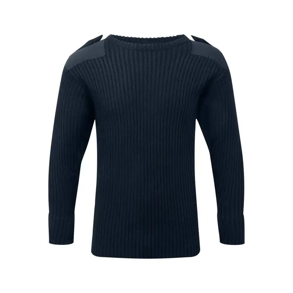 Fort Crew Neck Combat Jumper Navy Blue