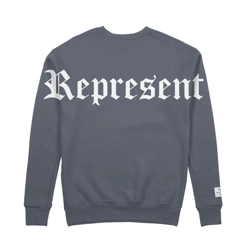 GO BIG Ultra Premium Crewneck Sweater [SPACE GREY] GO BIG DROP