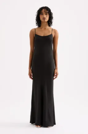 Greta Slip Maxi Dress Black