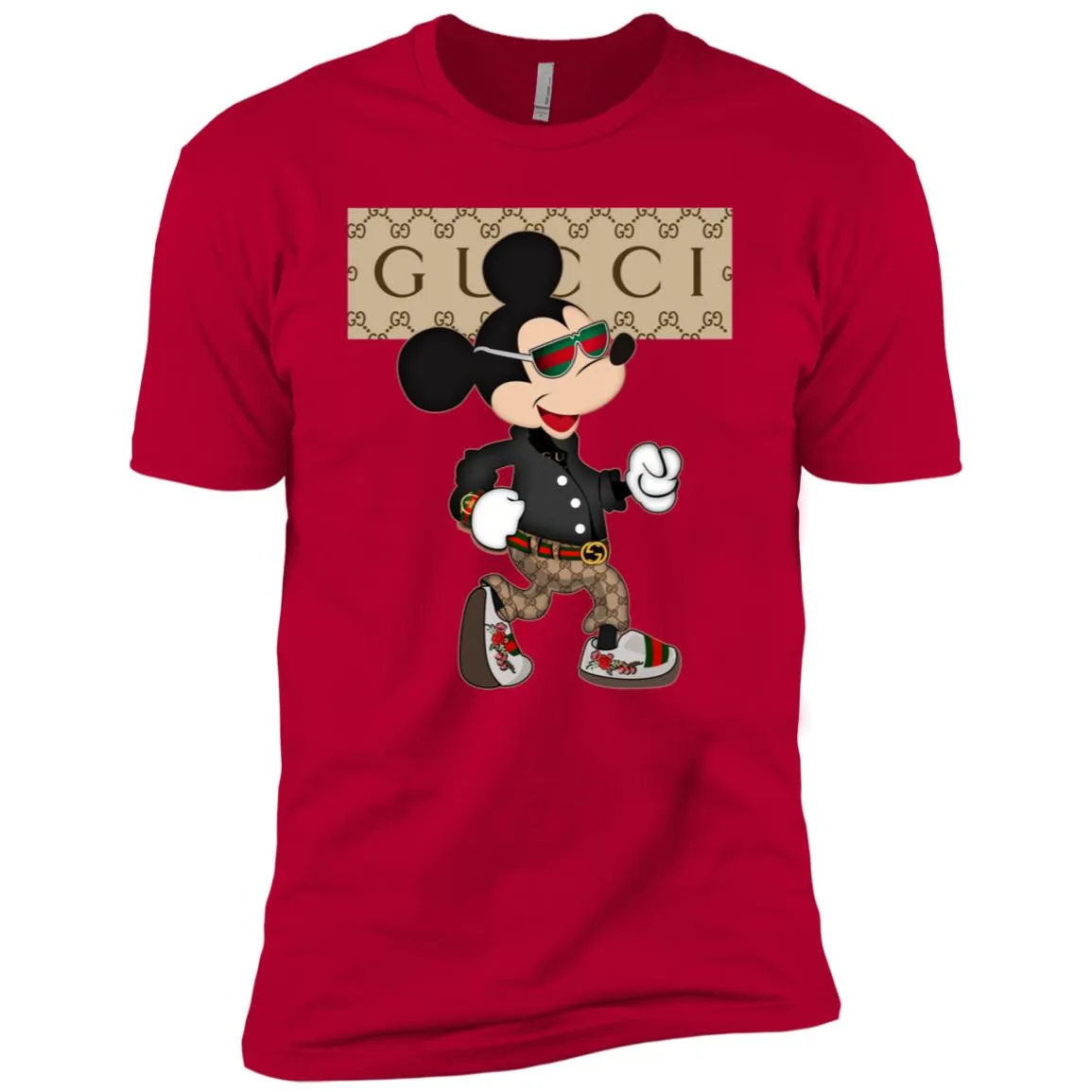 Gucci Shirt Mickey Mouse T-shirt Men Short Sleeve T-Shirt