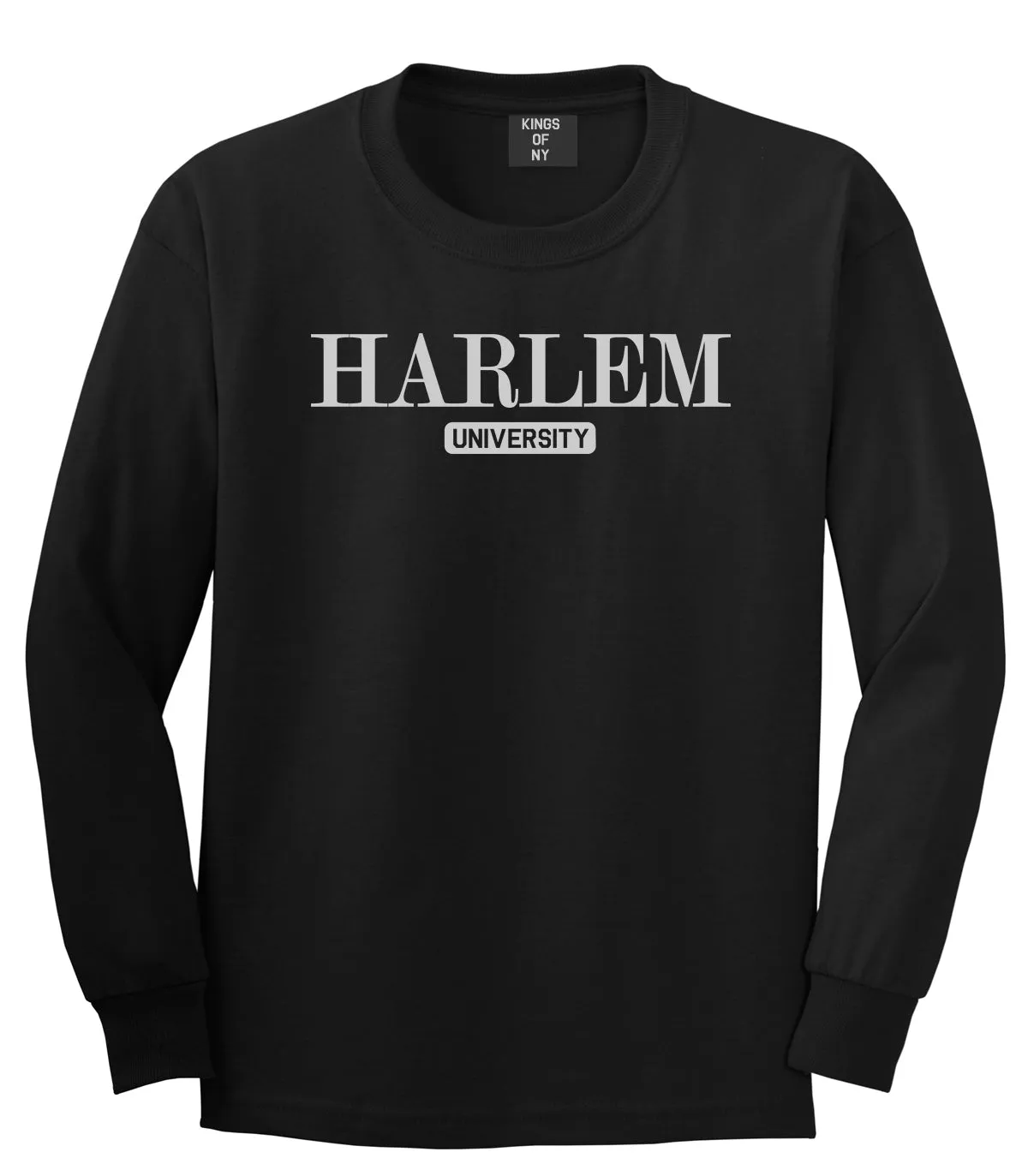 Harlem University New York Mens Long Sleeve T-Shirt