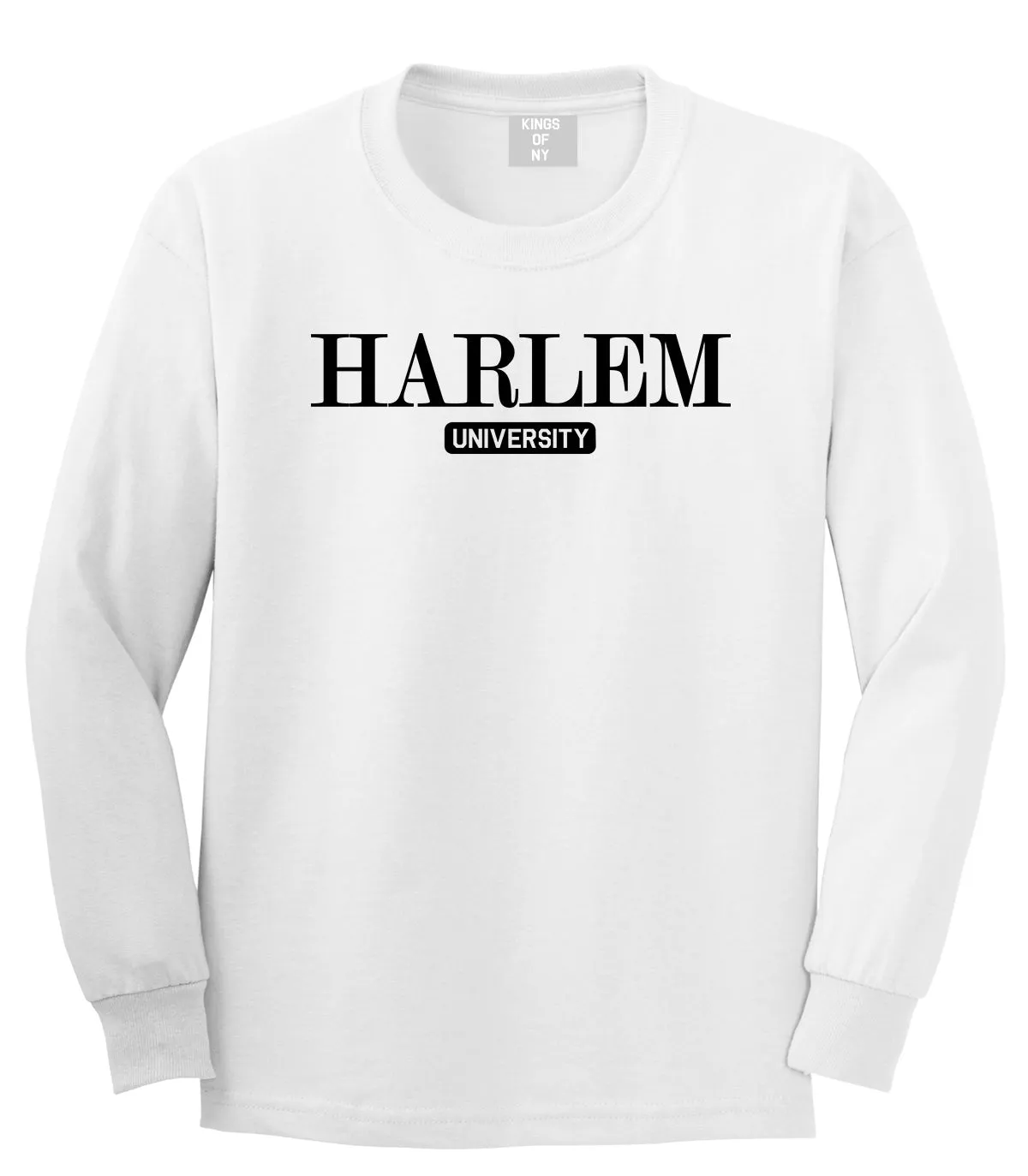 Harlem University New York Mens Long Sleeve T-Shirt