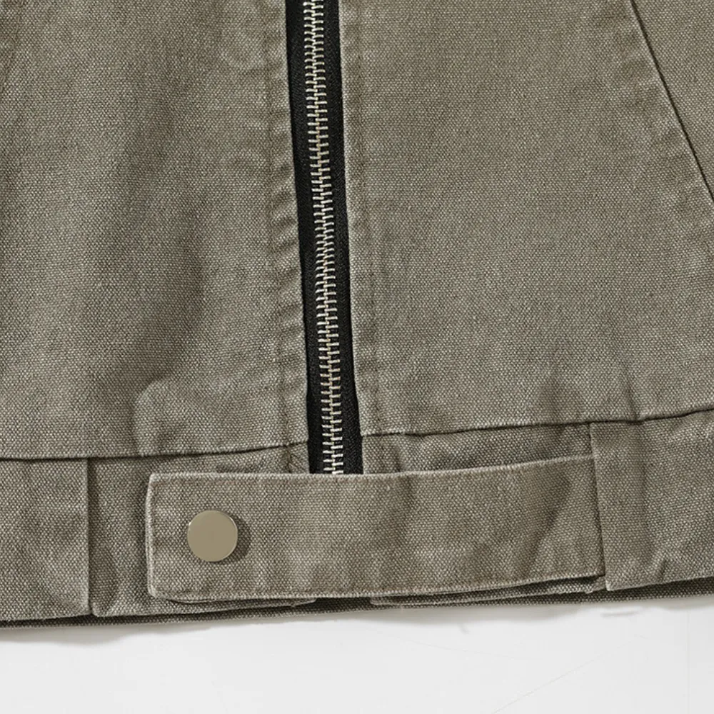 “Heavy duty washed canvas American” Jacket