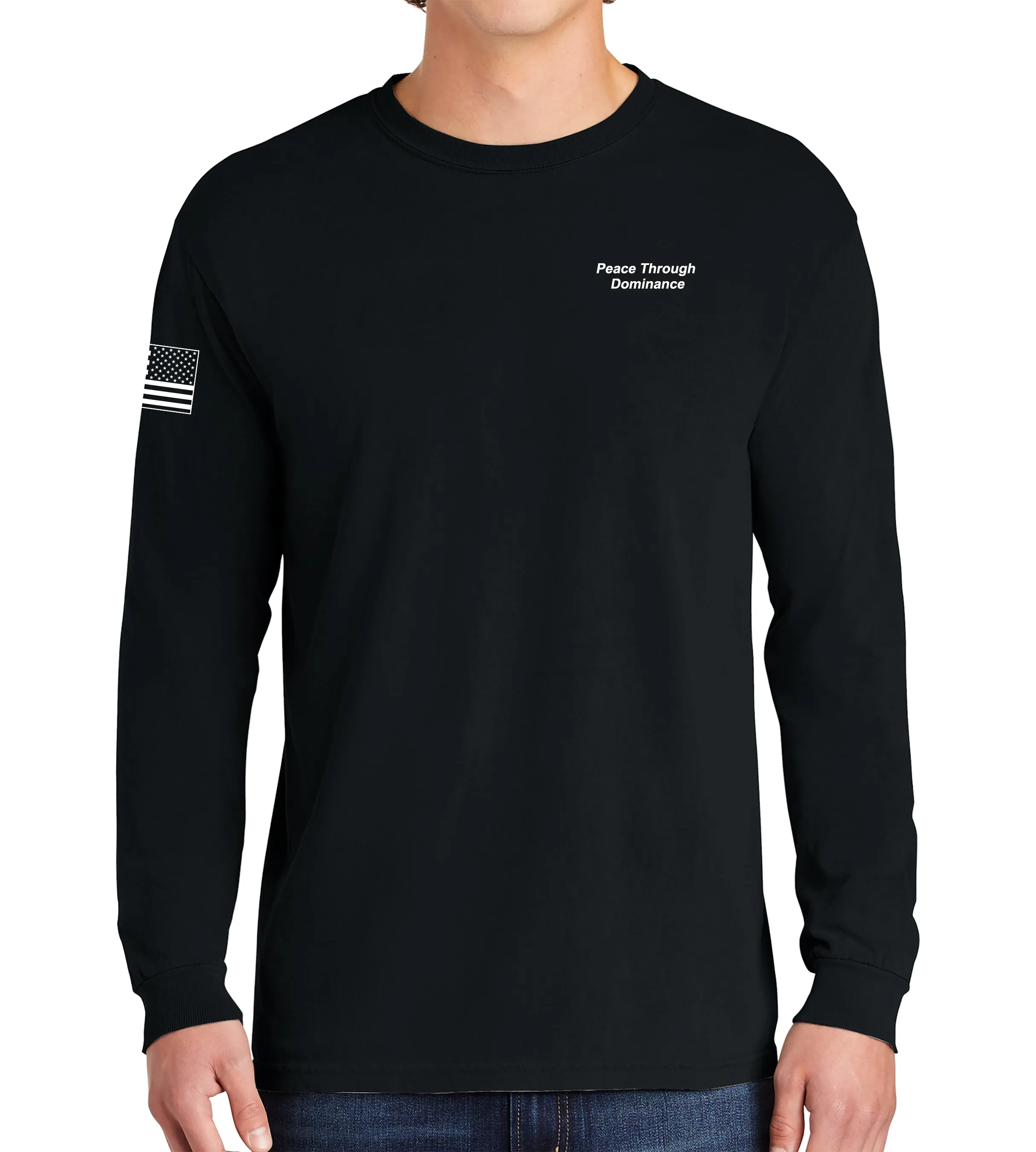 HHC Long Sleeve 50-50 Blend Unisex Shirt. This shirt IS approved for PT