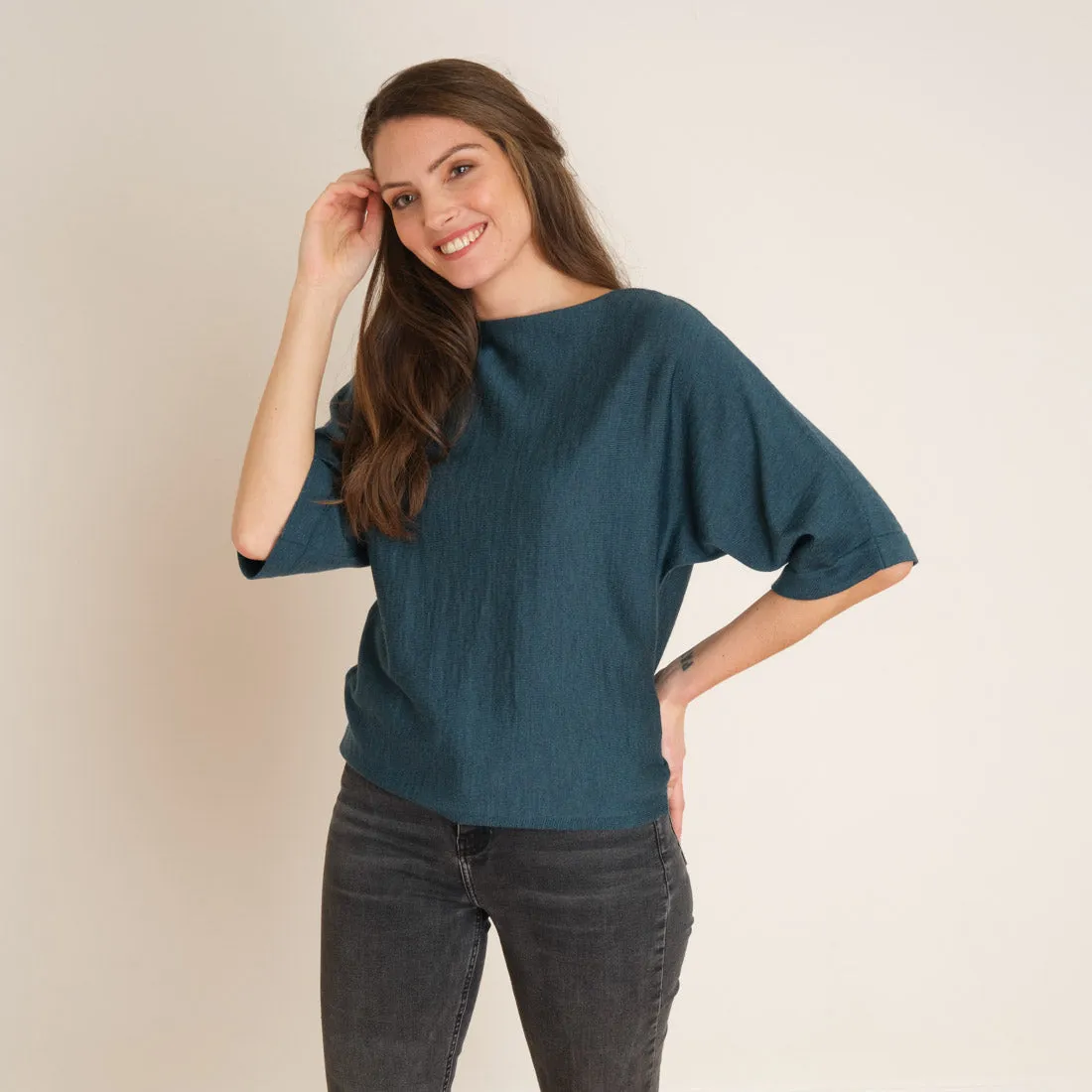 Holly Batwing Wool Jumper