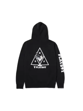 Huf X Playboy Bunny Triple Triangle Pullover Hoodie Black PF00380