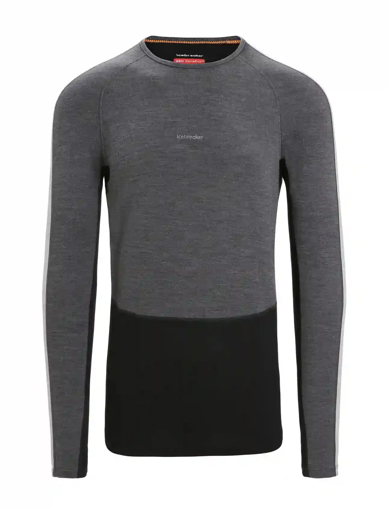 Icebreaker 260 ZoneKnit Merino Mens Long Sleeve Crewe Thermal Top