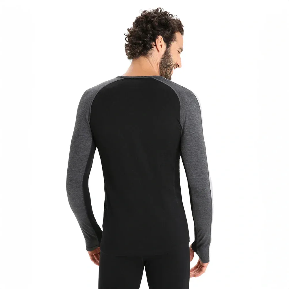 Icebreaker 260 ZoneKnit Merino Mens Long Sleeve Crewe Thermal Top