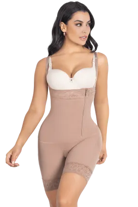 JACKIE LONDON 2035 - Shorts Body Shaper Strapless With Lateral Zipper