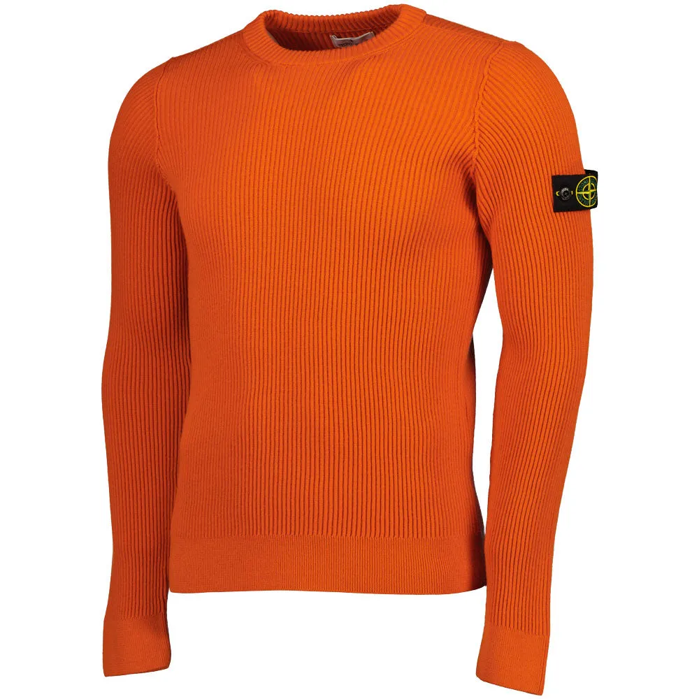 Junior Crewneck Ribbed Knit