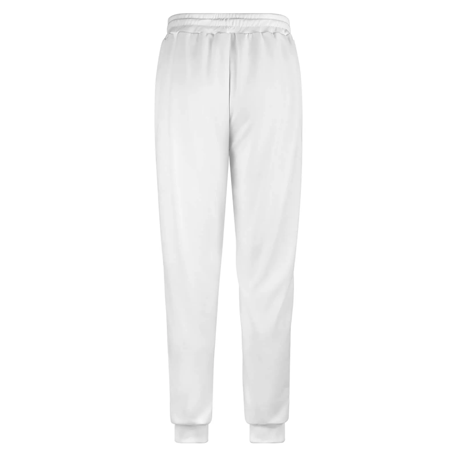 KING 02-01 White Men's Designer Joggers