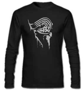 Kylo Ren Mask Side View Star Wars Episode VII The Force Awakens Long Sleeve T-shirt