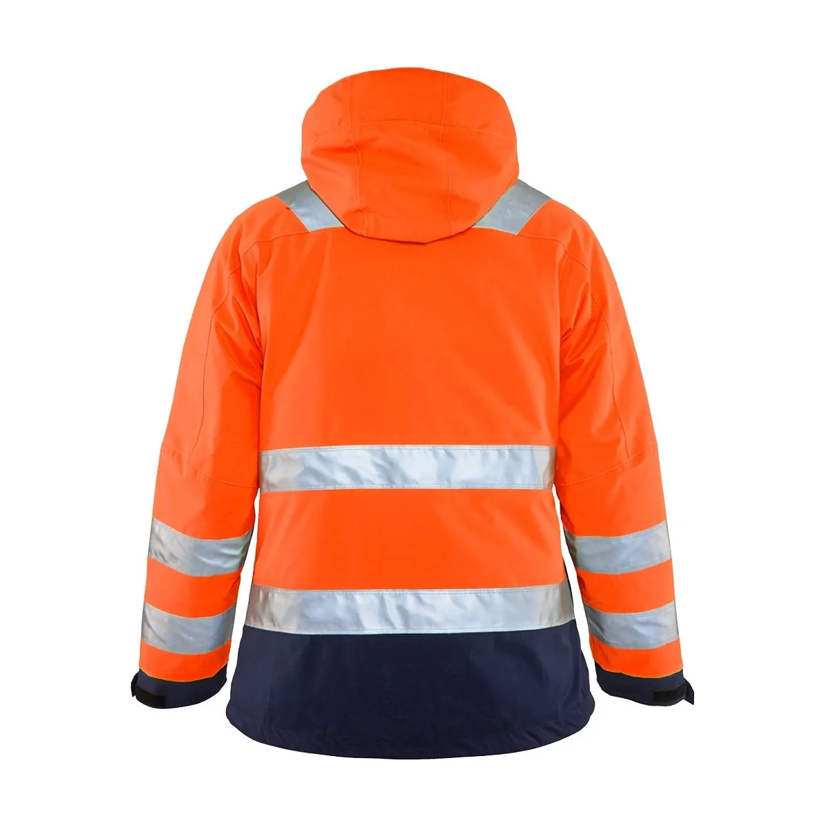 Ladies&#x20;High&#x20;Vis&#x20;Winter&#x20;Jacket&#x20;4872&#x20;High&#x20;Vis&#x20;Oranje&#x2F;Marineblauw&#x20;-&#x20;Bl&#xE5;kl&#xE4;der