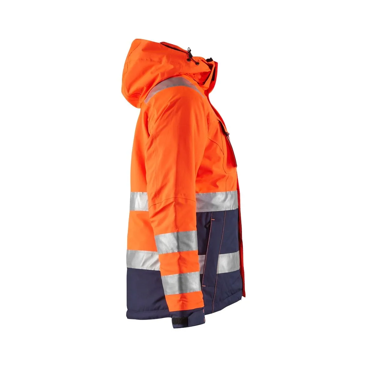 Ladies&#x20;High&#x20;Vis&#x20;Winter&#x20;Jacket&#x20;4872&#x20;High&#x20;Vis&#x20;Oranje&#x2F;Marineblauw&#x20;-&#x20;Bl&#xE5;kl&#xE4;der