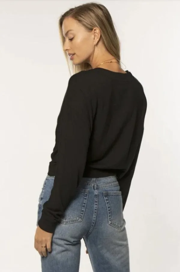 Lana Long Sleeve Fleece Black