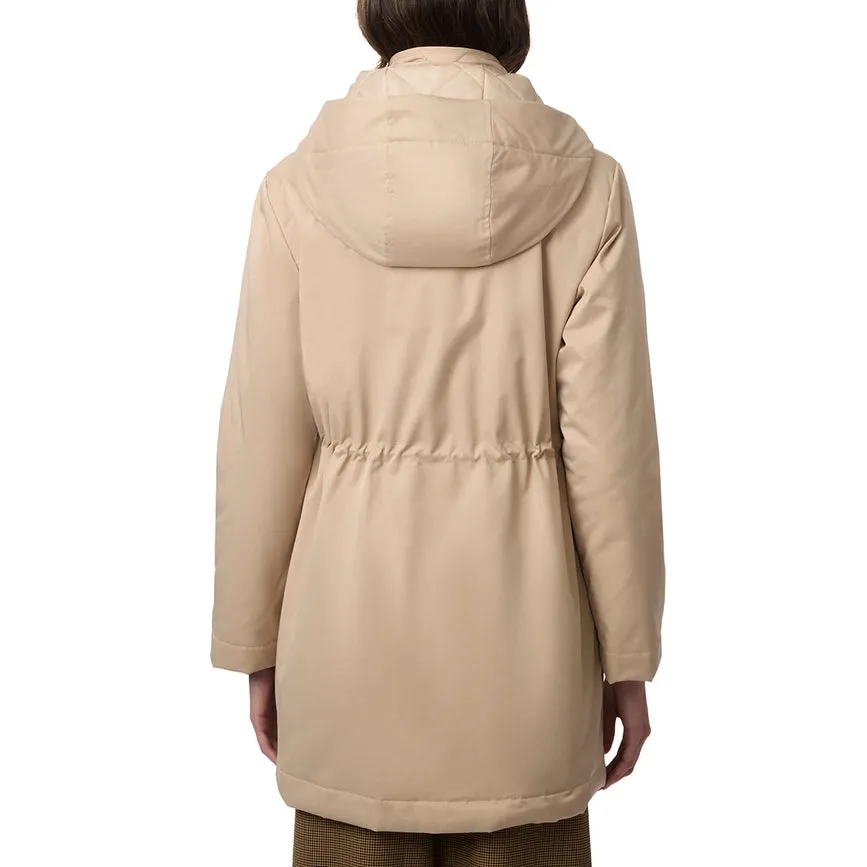 Lightweight Hooded Rain Coat Light Beige