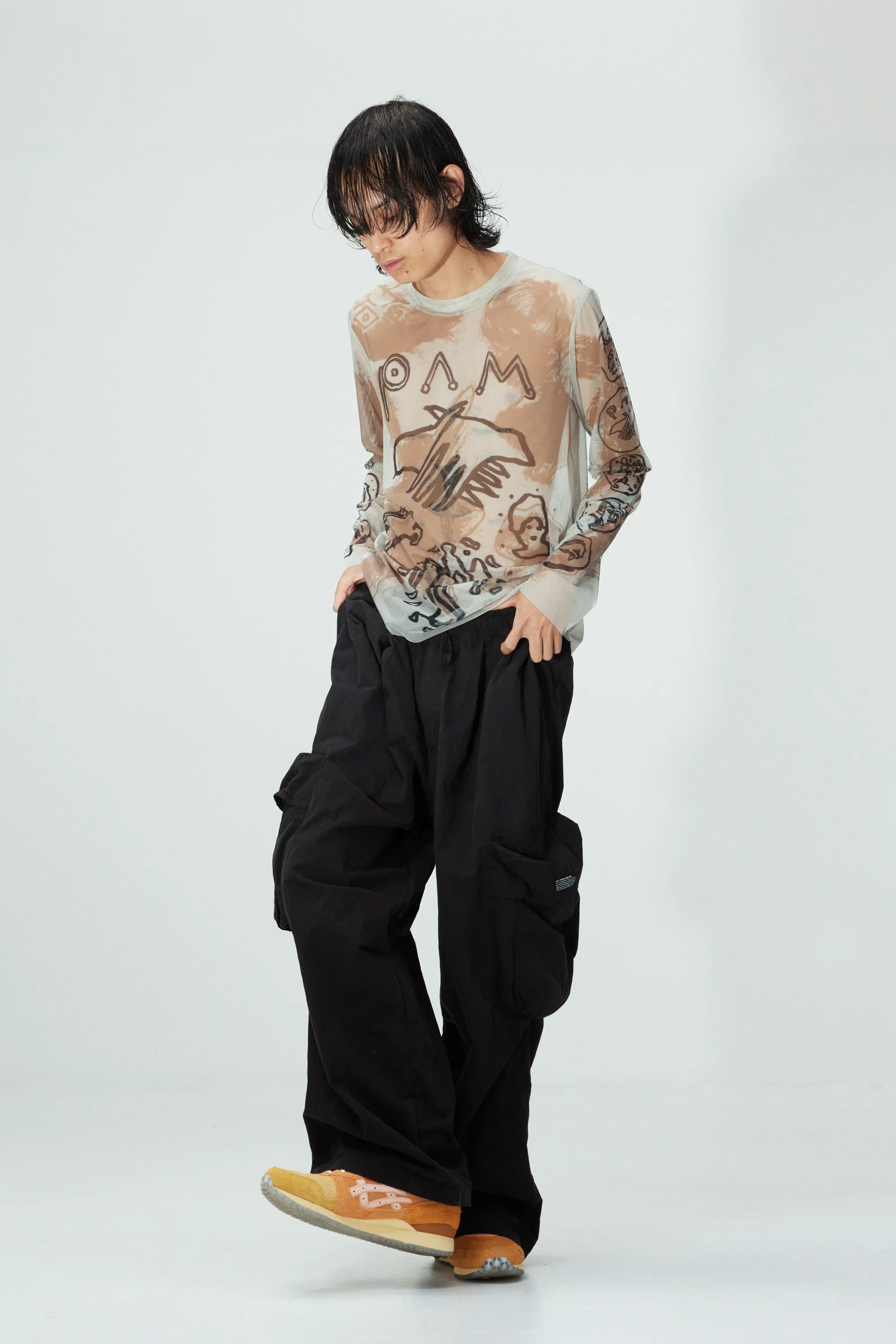 MARKINGS (SUSUMU MUKAI) MESH TOP