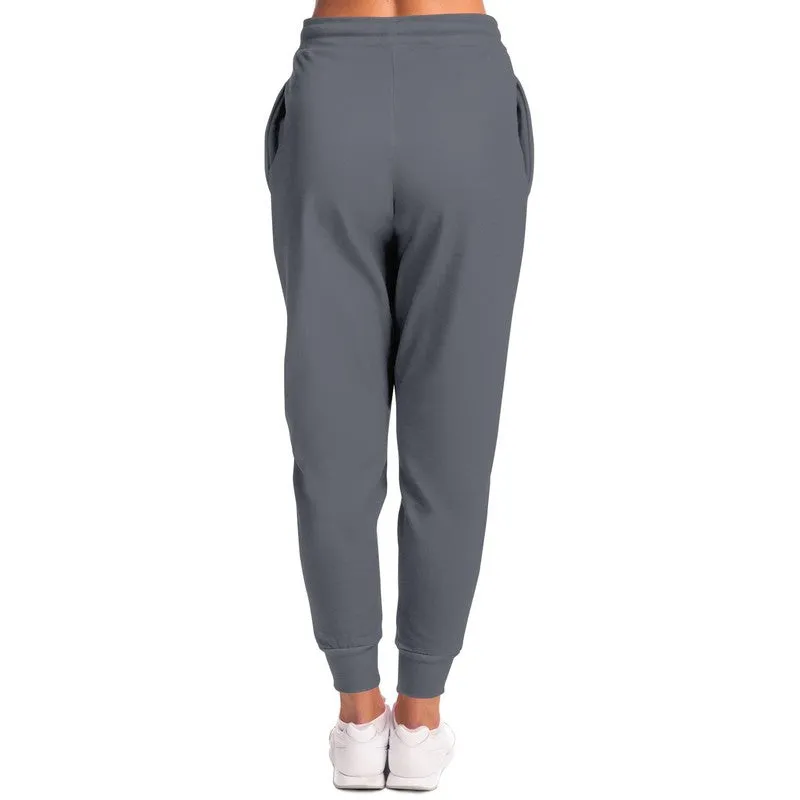 Medium Dark Blue Gray Joggers | Unisex | with PLUS sizes | Medium Dark Pale Blue Gray | C10M10Y0K60