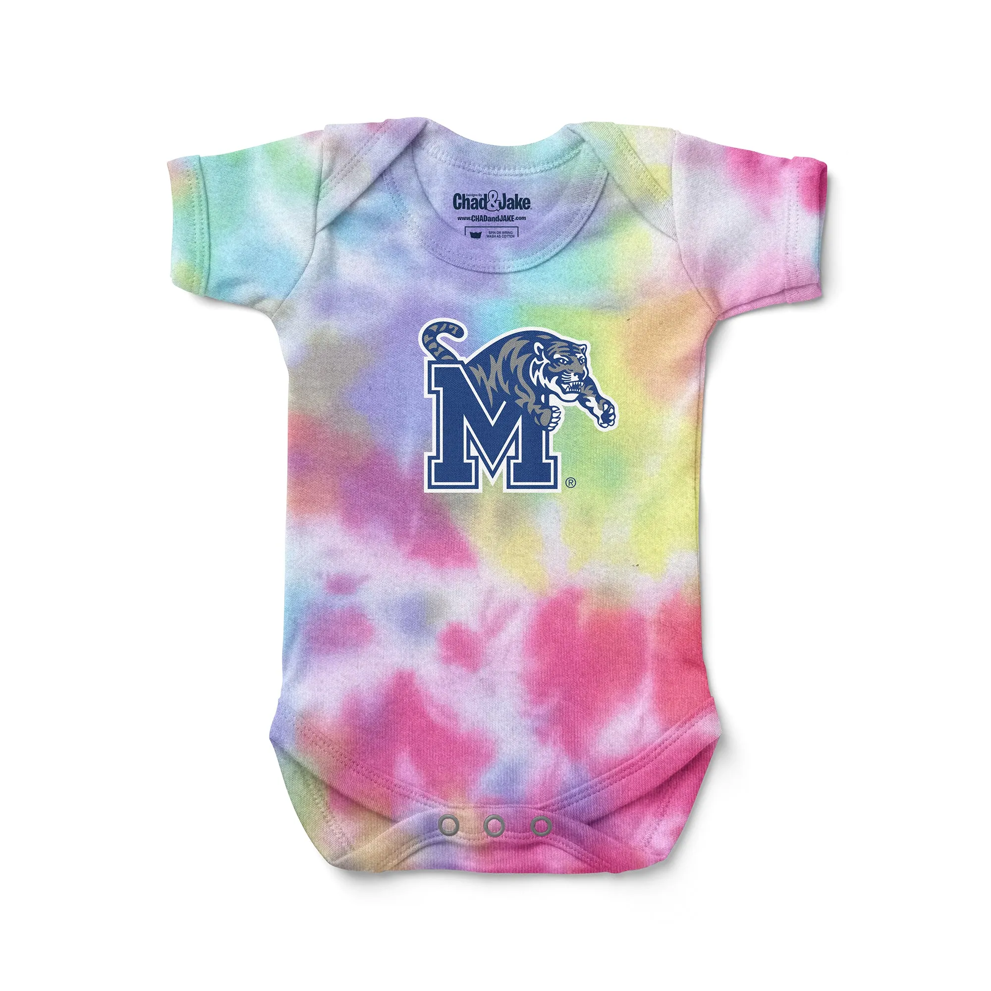 Memphis Tigers Tie Dye Bodysuit