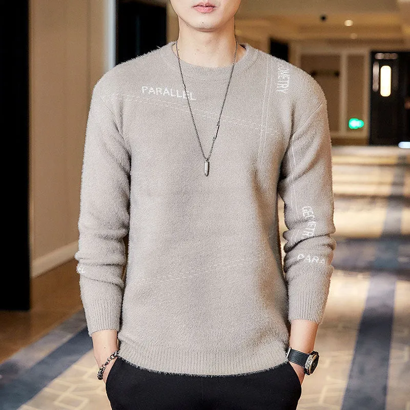 Men All-match Sweater Casual Top